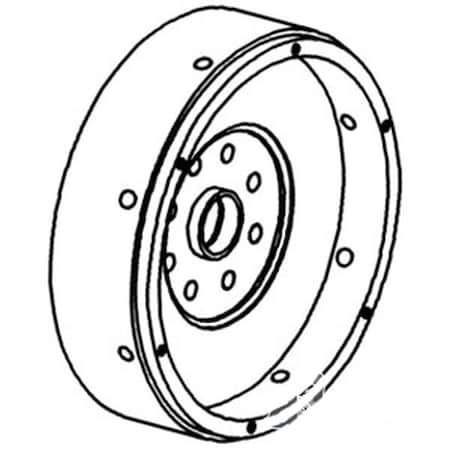 Aftermarket Flywheel With Ring Gear Fits Case / International Harvester 666 686 282208A1